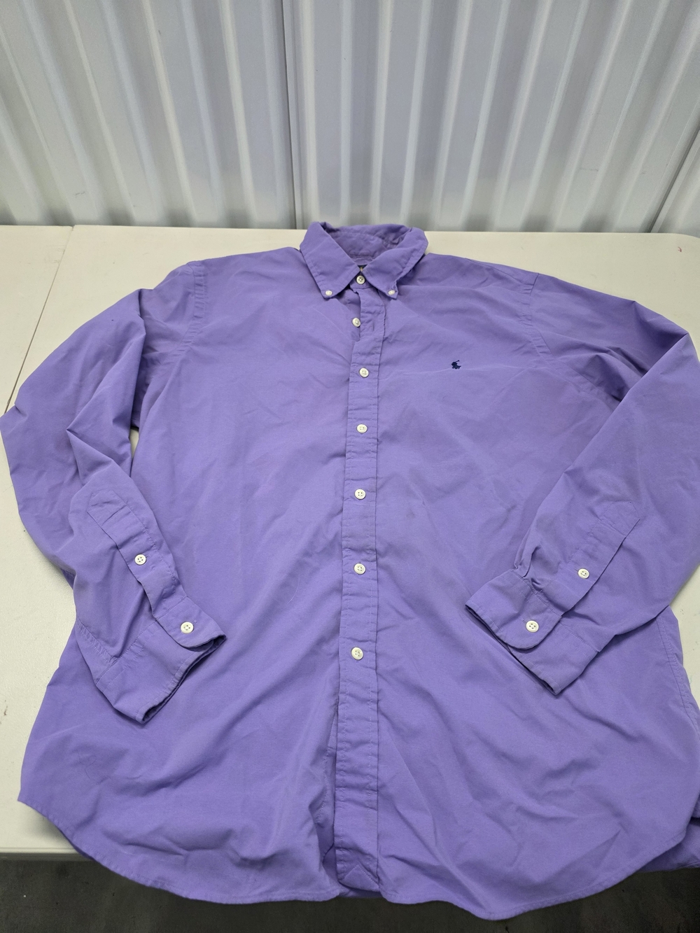 Ralph Lauren Performance Button Down Shirt Men's Size Large Has Blemishes